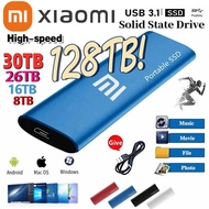 【High Cost-Performance】 Portable Ssd 128tb Hard Drive 1tb/2tb/30tb/64tb External Ssd Hard Drive Type C Usb3.1 Hard Disk Usb Flash Drive