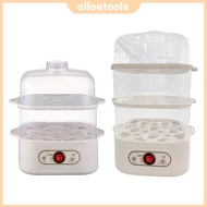 [Fast Arrival] Two/Three-Layer Electric Egg Boiler Cooker 6 Eggs Breakfast Cooking Egg Steamer Porta