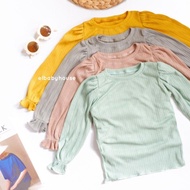 "BYW.03Jn22y" Girls Ruffle Long Sleeve Tops 2-5Y