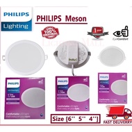 Philips Downlight 6/5/4 inch 17W/13W/9W Meson (59466/59464/59449) LED Downlight / LAMPU LED Downlight