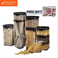 Airtight Food Storage Container – Plastic Fridge & Kitchen Organizer Box for Dry Food, Snacks, or No