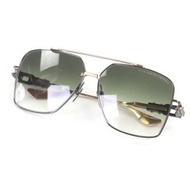 全新DITA Grand-Emperix雙樑太陽眼鏡，金色、綠色和槍灰色，2023春夏款，DTS159-A-03，61□14-137，示範鏡片，含鏡盒，日本製造，男士款，原價：¥173,800