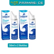SPECIAL Sterimar Nasal Hygiene Spray 50ml x 2 Bottles (TWIN) EXP:05/2026 [ Farmasi CS ]