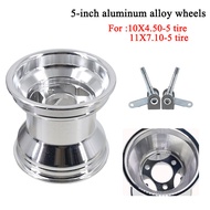 FOR Go Kart Aluminium Alloy 5 Inch 10X4.5-5 Front 11x7.10-5 Rear Wheel Rim Fit For ATV Go-Kart Scoot