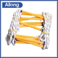 Ailong 16ft Emergency Fire Escape Ladder Reusable Lightweight Sturdy 5M Deploys Quickly with Hooks f