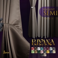 (Pg1) RIYANA semi blackout curtain plain , langsir tingkap murah , langsir tingkap , langsir , curta