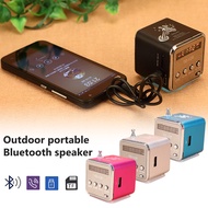 Portable Mini Fm Antenna Radio Fm Rumah Rechargeable Bluetooth Speaker Bass with USB / CD Diaplsy / 
