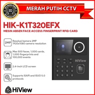 MESIN HIVIEW HIK-K1T320EFX ABSENCE MACHINE FACE ACCESS FINGERPRINT RFID CARD
