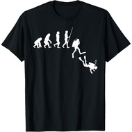 Diving Evolution | Evolution of Man Funny Scuba Dive Ocean T-Shirt