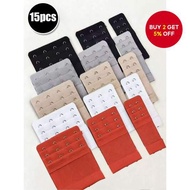 Fifteen-Pack Elastic Bra Extenders with 2/3/4 Hooks – Adjustable, Comfortable & Includes 1 Elegant G