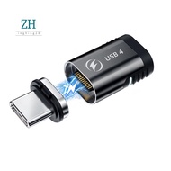 USB4.0 Adapter 8K@60Hz PD24Pin 8K@60Hz Magnetic for Video Transmission Straight