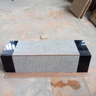 Granit Anak tangga kombinasi 30x80 20x80 pinggir hitam