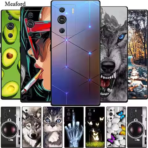 Case For ZTE Axon 40 Ultra Cartoon Silicone TPU Soft Phone Back Cover For ZTE Axon40 Ultra Funda A20