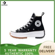 （Genuine Special）CONVERSE RUN STAR HIKE OX BLACK Men's and Women's Canvas Shoe รองเท้าผ้าใบ 168816CH0BK- 5 year warranty