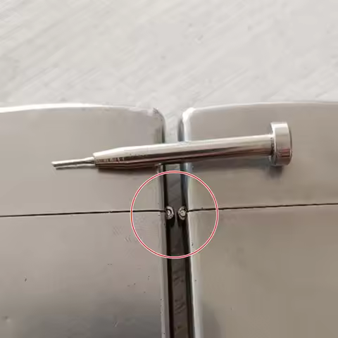Copper Hinge Pins & Stainless Steel Disassemble Punch For Zippo Gas Oil Lighter Shell Case Link Pin 