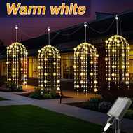 4pcs Suspended Solar Outdoor Jellyfish Lights Christmas Halloween Holiday Decoration Lights For Yard