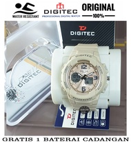 Jam Tangan Sport Wanita Digitec 4120 / Jam Tangan Digitec Dual Time / Anti Air - Bisa Untuk Berenang