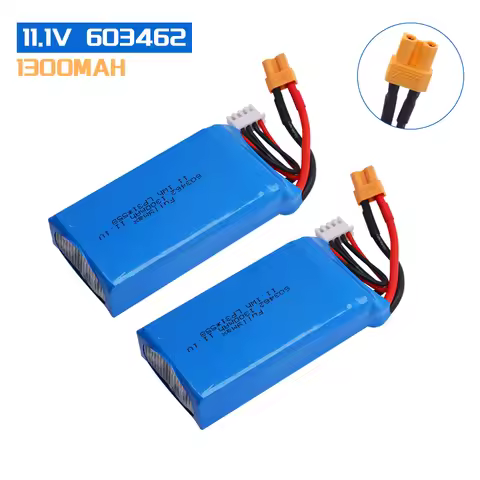 11.1V 3S 1300mAh Battery xt30 plug for XK X450 FPV RC Airplane Spare Parts 11.1V Lipo Battery for RC