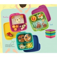 Tupperware Lollitup Lolli Tup Lunch Box with divider 3 sets