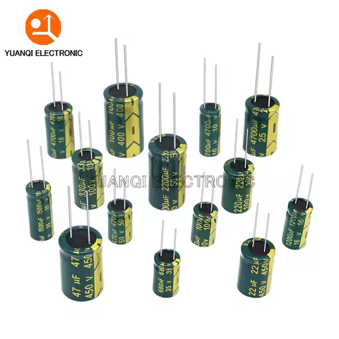 High Frequency Low ESR Electrolytic Capacitor 10V 16V 25V 35V 50V 400V 450V 100UF 220UF 330UF 470UF 