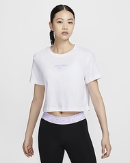 Nike Pro 女款 Dri-FIT 短袖短版 T 恤