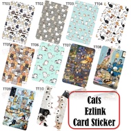 Cats Ezlink Card Sticker