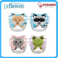 Dr. Browns PV Shield Pacifier Boy & Girl - 2PK (Baby Pacifier 0-6m)