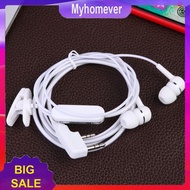 1.2m PTT Mic Earpiece Headset for Walkie Talkie 2 Pin Earpiece Headset Mic Replacement Portable for 