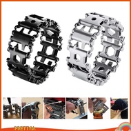 [PrettyiaSG] 29 in 1 Tread Bracelet Multifunction Tool Outdoor Bolt Driver Kits Travel Wearable Bike