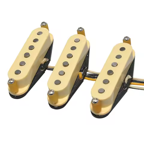 Alnico 3 SSS Surfari Handwound Guitar Pickups Vintage 1954 Single Coil for ST style Guitars N/M/B Fo