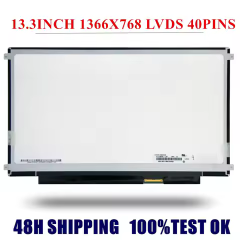 LAPTOP 13.3" SLIM HD LCD LED SCREEN LP133WH2 TLA3 A4 N133BGE-LB1 LTN133AT18 B133XW01 V.2 V.3 B133XW0