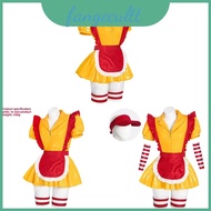 2 Girls Broke Wairtress Cosplay Uniform With Pu Material For Anime And Movie Role Play