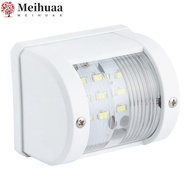 MEIHUAA Boat Signal Light, 12V/24V 135 Degrees LED Navigation Lamp, Durable IP66 3W Signal Light Mar