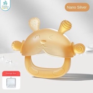 Juju Organne AI-009 ยางกัดแบบเต็มด้ามจับ Rabbit 4 IN 1 พร้อมกล่องเก็บ สำหรับเด็ก 3เดือนขึ้นไป  (FREE