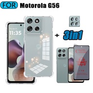 Motorola Moto G56 Transparent Shockproof Phone Case For Moto G86 G75 G35 G15 Anti Spy Privacy Full C