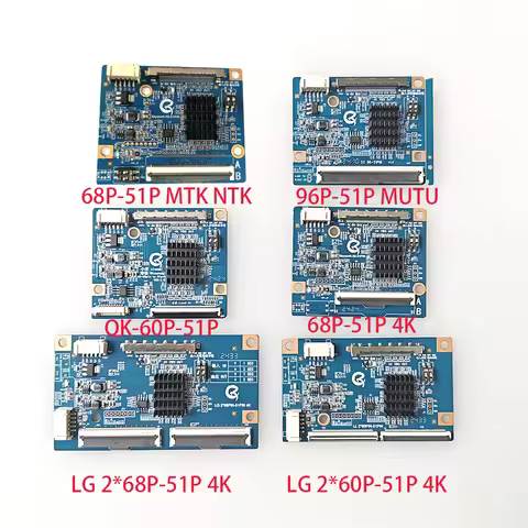 QK-68PIN TO 51pin 4K QK-60PIN TO 51 Pin QK-96PIN TO 51 pin Support 3-in-1 motherboard LG 2X60P 2X68P