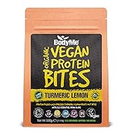 BodyMe Organic Vegan Protein Snack Bites Raw Turmeric Lemon 500 g 100 Bite Versions of Our Vegan Protein Bar Gluten Free 11 g Complete Protein 3 Vegan Proteins Essential Amino Acid