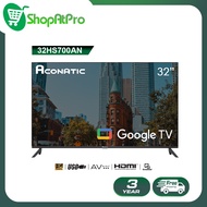 ACONATIC LED Google TV รุ่น 32HS700AN สมาร์ททีวี ขนาด 32 นิ้ว Google TV