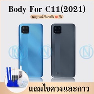 Body C11(2021) Real C11 2021 C11 (2021) + Back Cover + Middle Case Side Button