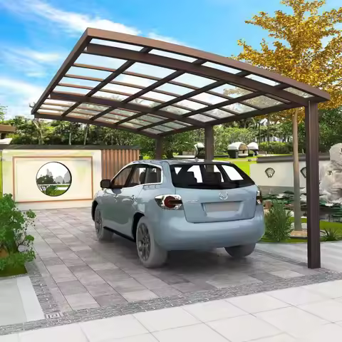 Home Villa Gazebos Garden Outdoor Canopy Tent Modern Custom Parking Shed Sunshade Awning Patio Pergo