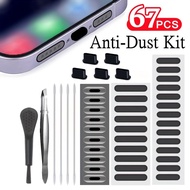 67pcs Universal Plug Set for Smartphone, Type-C Charging Port & Lightning Charging Port Speaker Prot