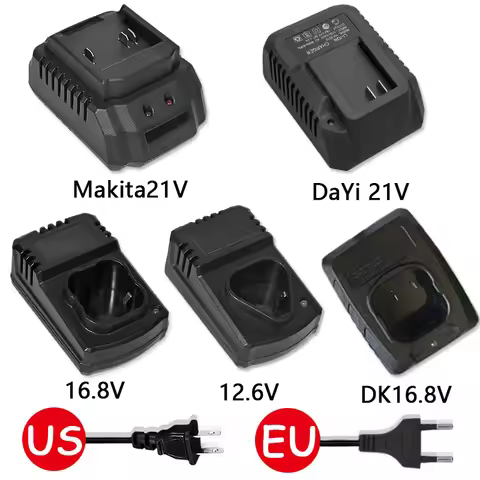 For Makita DY 21V Model Lithium Battery DK 16.8V 12.6V 1A 2A US/EU Plug Apply to Electric Drill Powe