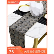 New Chinese Style Modern Light Luxury TV Cabinet Table Runner Bed Runner Model Room Bedside Runner T