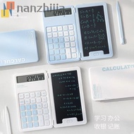 NANZHIJIA Foldable Calculator, Portable LCD Display Mini Finance Calculator, Useful LCD Notepad Prac