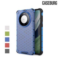 華為HUAWEI Mate 60 Pro CASEBURG Hybrid HEX 雙物料加強防撞 軟邊硬底 四邊全包保護殼 手機套 4614A