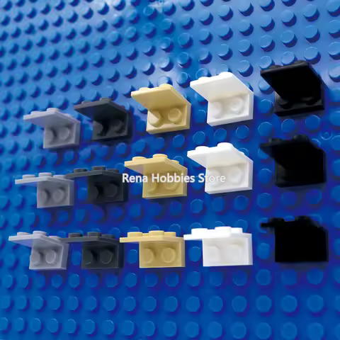 100PCS Bricks Figures Stand Support Base Plate 99207 Display Bracket Inverted ANGULAR PLATE 1.5 BOT.