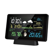 Generic Wirel Weather Station 8-in-1 Indoor/Outdoor Temperature Hu i Time Date Radio Signal Pr ure P