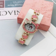 Fashion KT Cat Cartoon Watch Female Student Watch Children Cute Watch Bracelet Watch