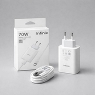 ORIGINAL INFINIX 70w TYPE C CHARGER SUPPORT HI - TURBO DESIMAL MAXX