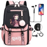 School Bag Teenager Computer Bag Large Capacity Student Kill Peripheral Ghost USB Interface Japanese